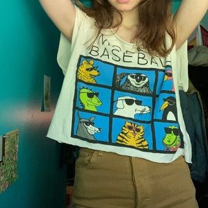modern baseball tee shirt
